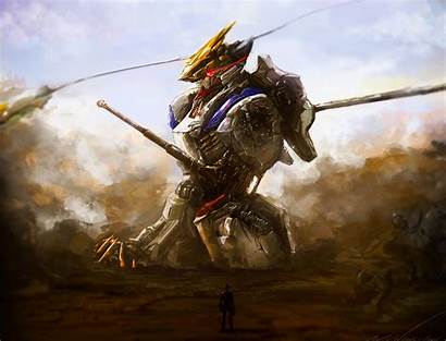 King Last Stand Wolf Gundam Deviantart Barbatos
