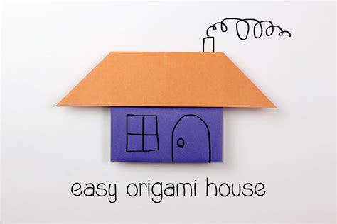 Easy Origami House Tutorial