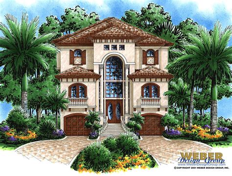 Family home plans maintains one of the largest, most diverse catalogs. Beach House Plan for Narrow Lot, 3 Story Mediterranean ...