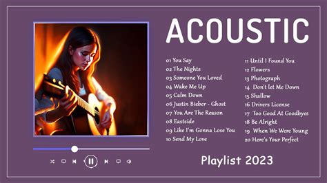 Acoustic 2023 💝 The Best Acoustic Covers Of Popular Songs 2023 Youtube