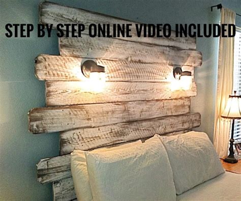 Queen Full King Size Diy Headboard Step By Step Online Etsy