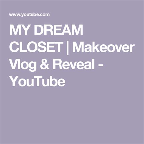 My Dream Closet Makeover Vlog And Reveal Youtube Closet Makeover