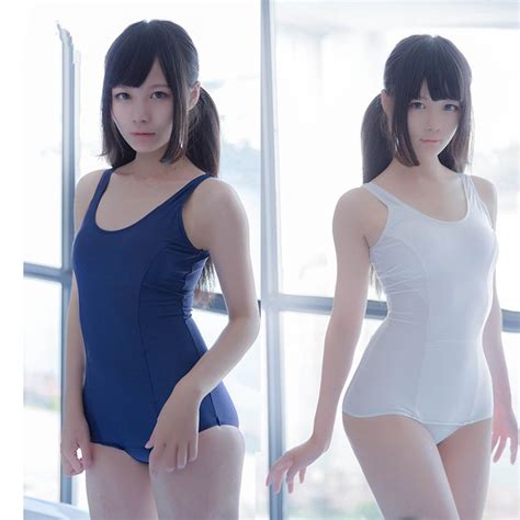 Japanese School Swimsuit One Piece Swimsuit Conservative Bikini