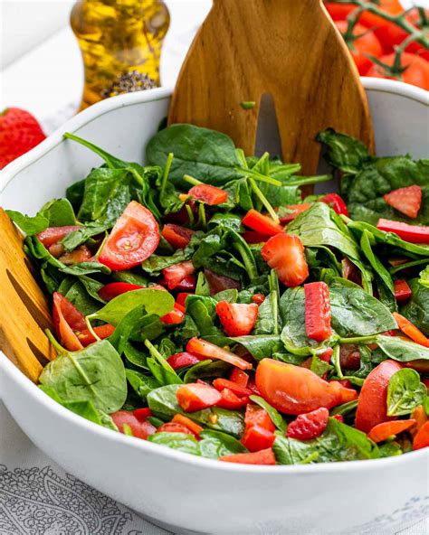 Strawberry Spinach Salad Jo Cooks
