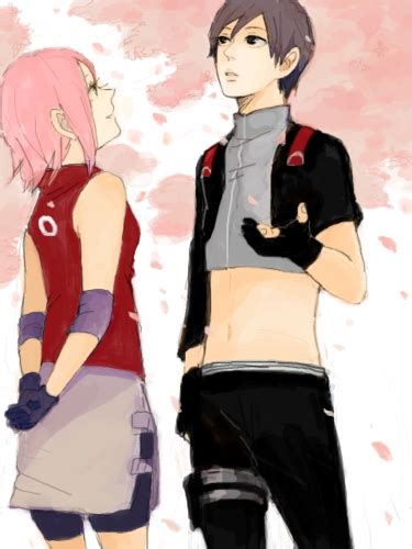 Naruto Couples ♥ Fan Art Sakura And Saï Naruto Couples Naruto