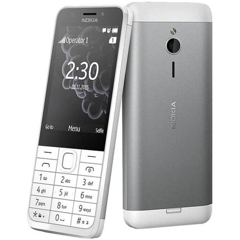 Nokia 230 Dual Sim Stříbrná Smartycz