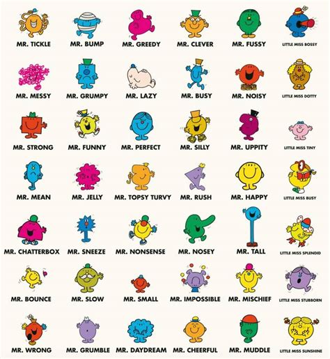 Aba Productions Singapore How Many Mr Men And Little Miss 50 Off