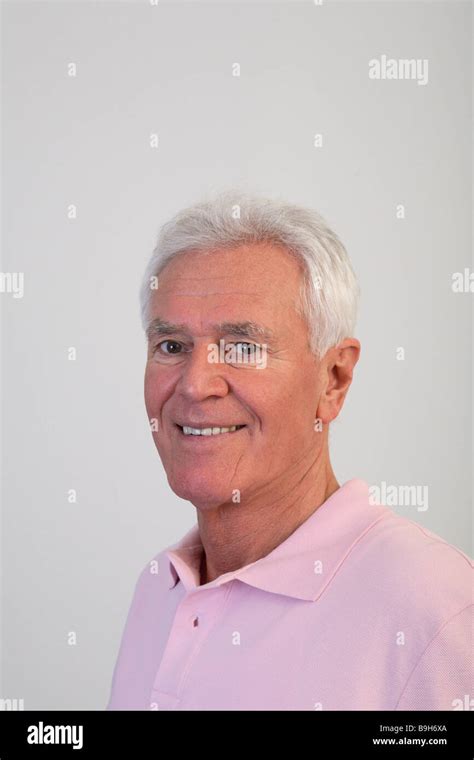 Senior Smiling Portrait Series People Seniors Man Pensioners White