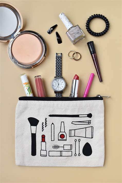 3 Pack Cotton Canvas Makeup Pouch Cosmetic Bag Toiletry Bag | Etsy