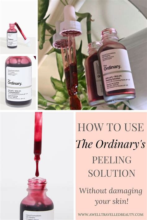 How To Use The Ordinarys Peeling Solution The Ordinary Peeling Solution Chemical Peel At Home