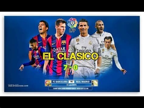 Real madrid vs barcelona stream is not available at bet365. Barcelona vs Real Madrid | El Clasico | 7 - 0 - YouTube