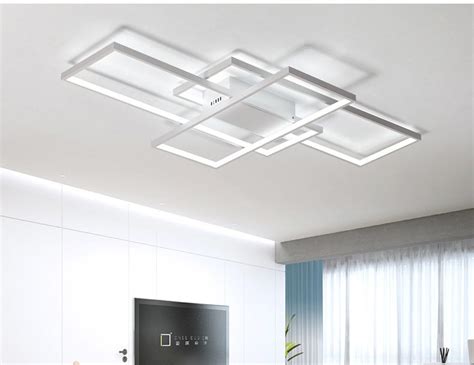 It's the largest standard size in the collection. Rectangular Modern LED Ceiling Light - Blocks | Modern.Place