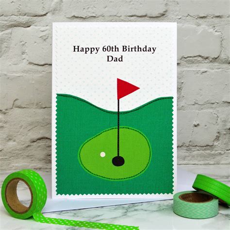 Golf Personalised Birthday Card By Jenny Arnott Cards And Ts