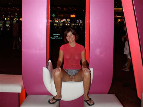 Amateur Upskirt Vegas No Bra No Panties No Problem July 2010