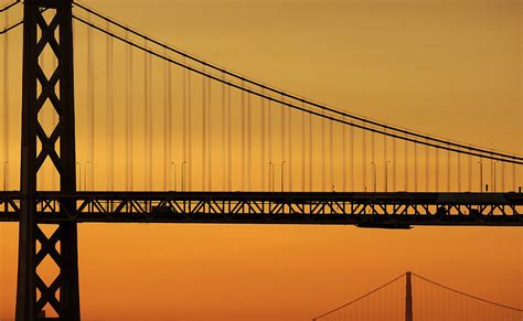 The San Francisco Bay Bridge Photograph By Noah Berger Fine Art America