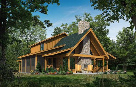 Satterwhite Log Homes Creekside Cottage Floor Plan