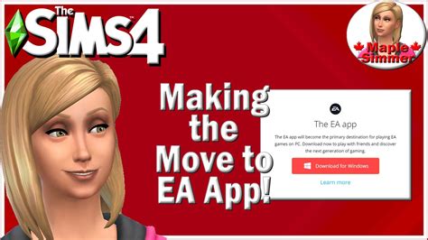 How To Switch To And Customize The Ea App Sims 4 News Youtube