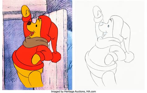 Winnie The Pooh Discovers The Seasons Pooh Production Cel And Lot