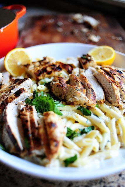 Stir to combine and simmer for ten minutes to meld flavors. Grilled Chicken with Lemon Basil Pasta | Recipe
