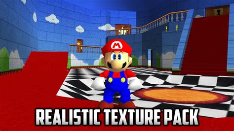⭐ Super Mario 64 Pc Port Mods Realistic Texture Pack 4k 60fps