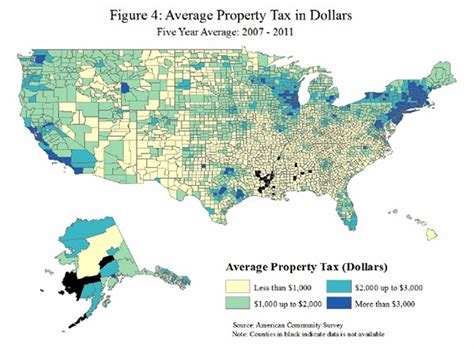 Useful Map Of Property Tax Rates Across The Country With Some