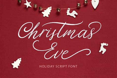 Christmas Eve Font By Billcreativestore · Creative Fabrica Holiday