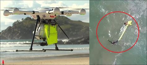 Watch Two Swimmers Saved By Drone In World S First Such Rescue Ary News