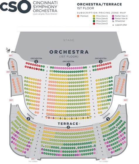 Music Hall Detroit Seating Chart Printable Templates Free
