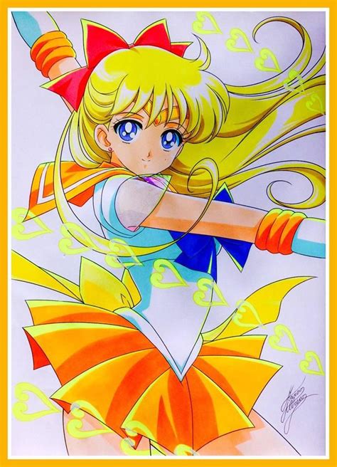 Super Sailor Venus By New Fan Art Marco Albiero Sailor Moon Tattoo