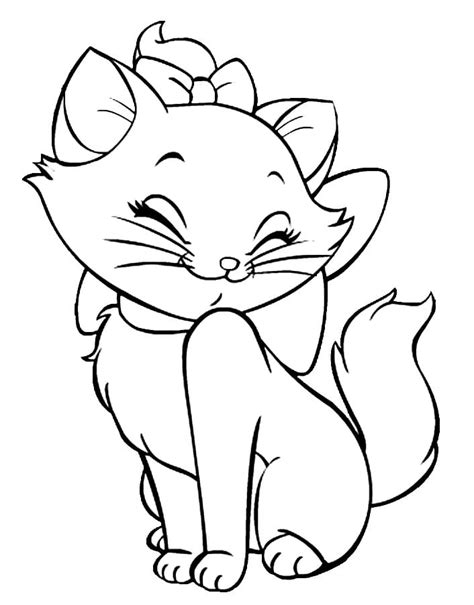 Marie Cat Coloring Pages Free Printable Coloring Pages For Kids
