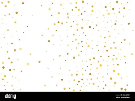 Gold Glitter Background Polka Dots Confetti Stock Vector Image And Art Alamy