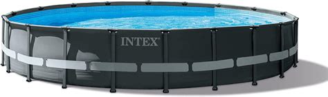 Intex Frame Pool Set Ultra Rondo Xtr X Cm Swimming Pool Dark