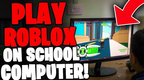 How To Play Roblox On A School Computer Youtube