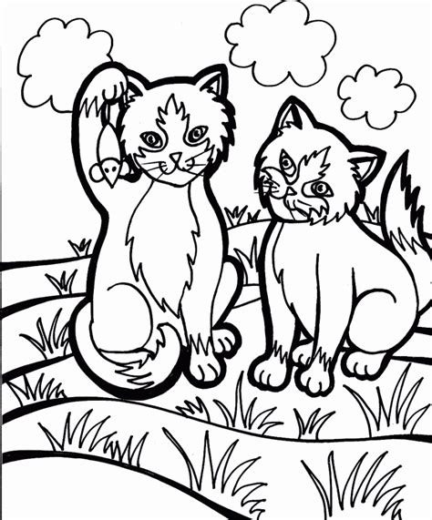 Coloring Page Cat Coloring Home