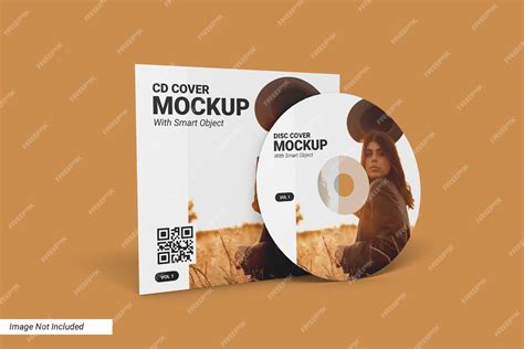 Premium Psd Cd Cover Mockup