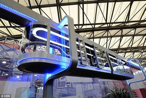 Shanghai Unveils Plans For Futuristic New Suspended Skytrain Futuristic
