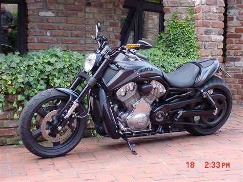 Umgebautes Motorrad Harley Davidson V Rod Muscle Vrscf Von X Trem