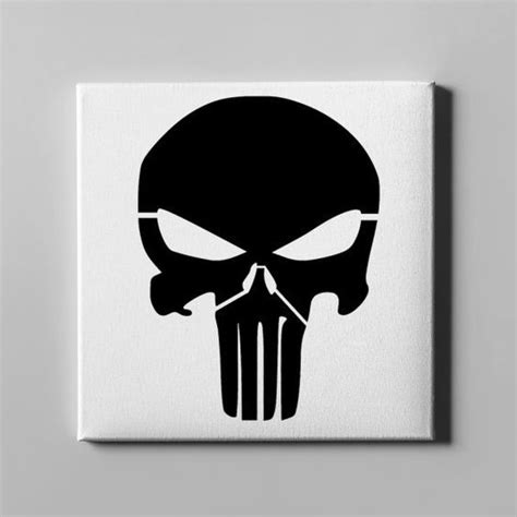 Printable Punisher Skull Stencil Printable Word Searches