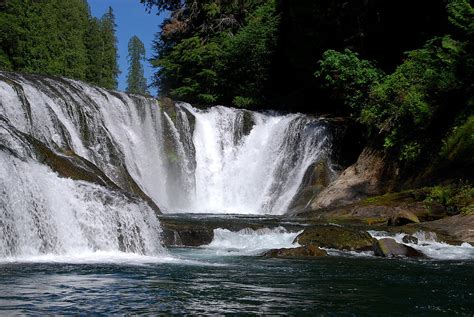 Middle Lewis River Falls Ford Pinchot National Forest Flickr