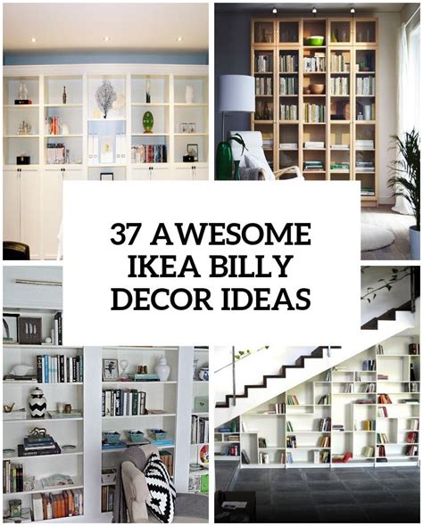 37 Awesome Ikea Billy Bookcases Ideas For Your Home Ikea Billy Bookcase