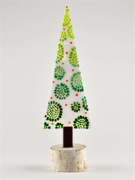 Classic Christmas Tree Set By Terry Gomien Art Glass Sculpture Artful Home In 2022 Classic