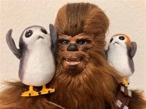 Chewbacca And The Porgs Star Wars San Diego Comic Con Exclusive