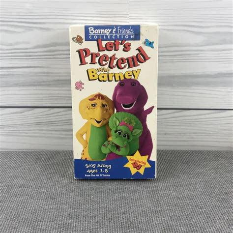 Lets Pretend With Barney Vhs Sing Along Bj Baby Bop An Adventure In
