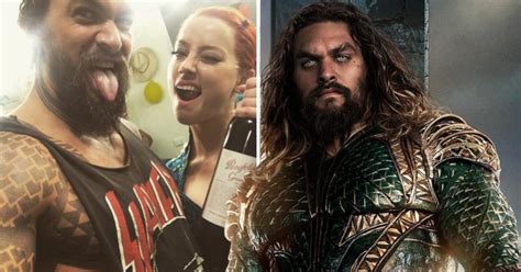 Amber Heard And Jason Momoa Celebrate Wrapping On Aquaman With Wine