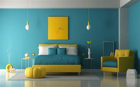 Bedroom Yellow Colour Combination Beauty Home Design