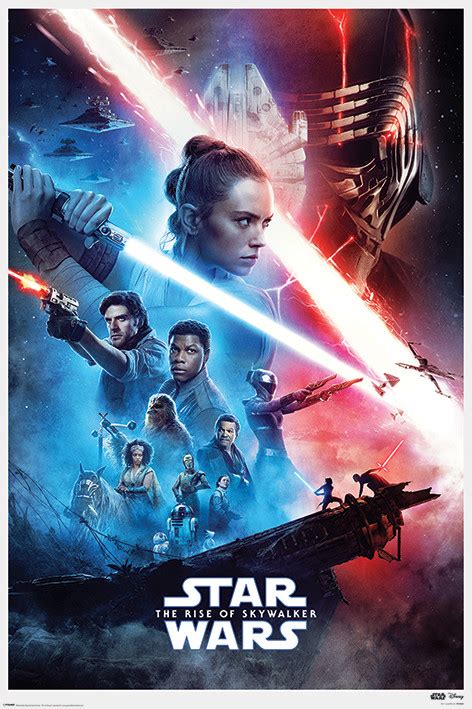 Star Wars Der Aufstieg Skywalkers Saga Poster Plakat Kaufen Bei