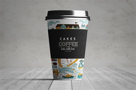 paper coffee cup mockup  design resources