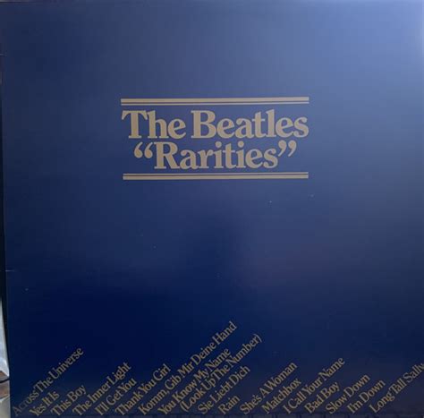 The Beatles Rarities 1979 Vinyl Discogs