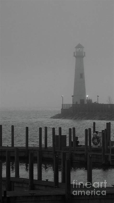 Foggy Lighthouse Photograph By Erick Schmidt Fine Art America