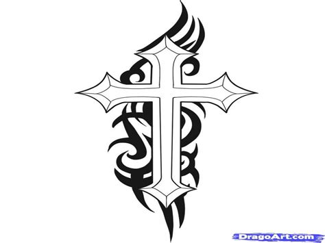 Cross Drawing How To Draw Cool Crosses Free Download On Clipartmag